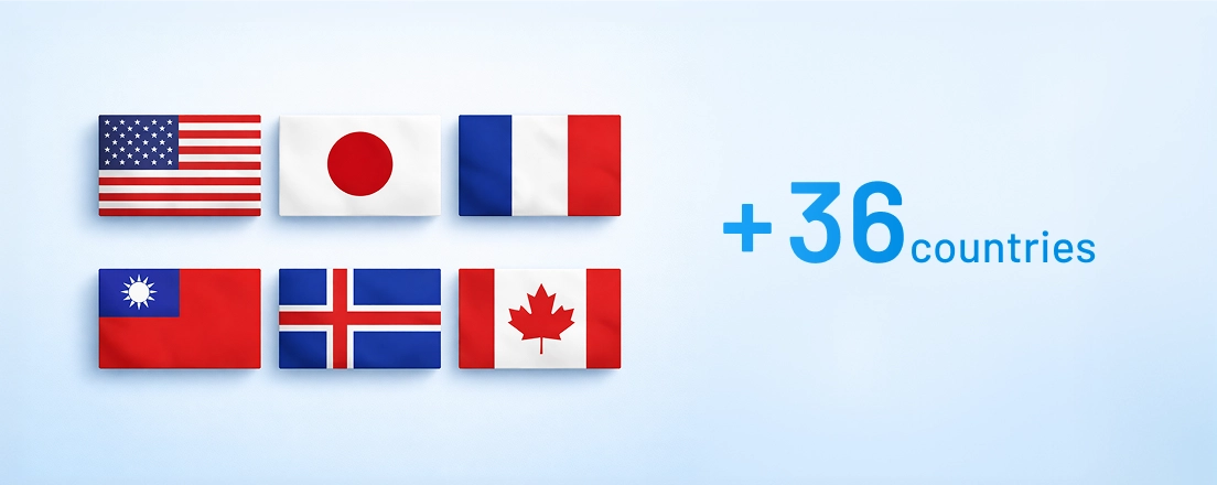 +36 countries