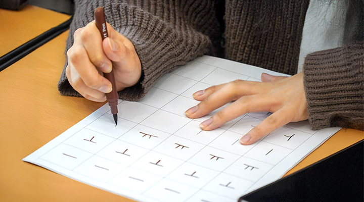 Learn Hangul (Korean alphabet)  Learn about the principles behind the creation of Hangul and its history.