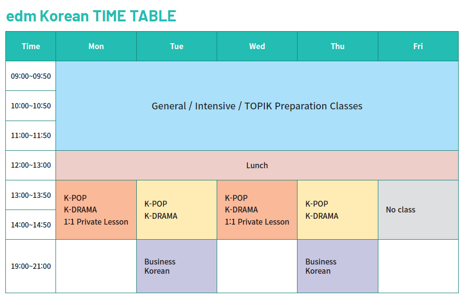 Time Table